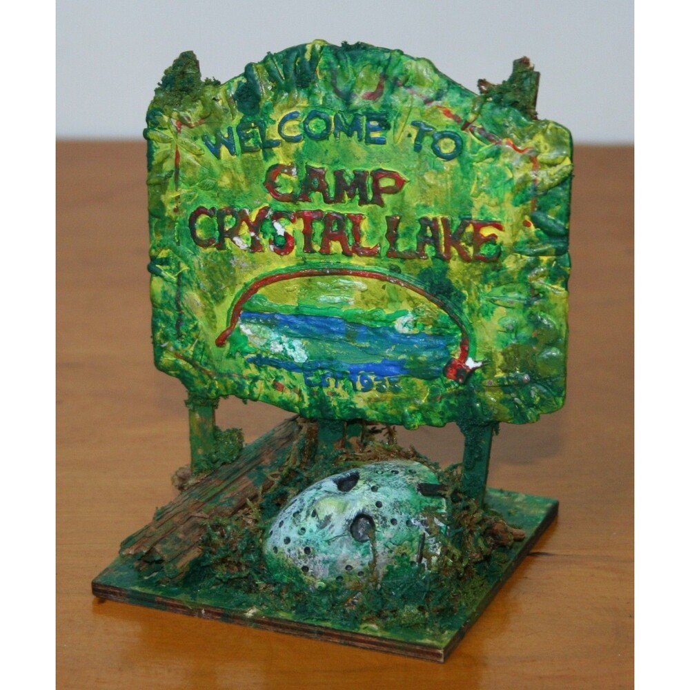 Custom Made Camp Crystal Lake Friday the 13th Artwork Minatare Sign Art Signed